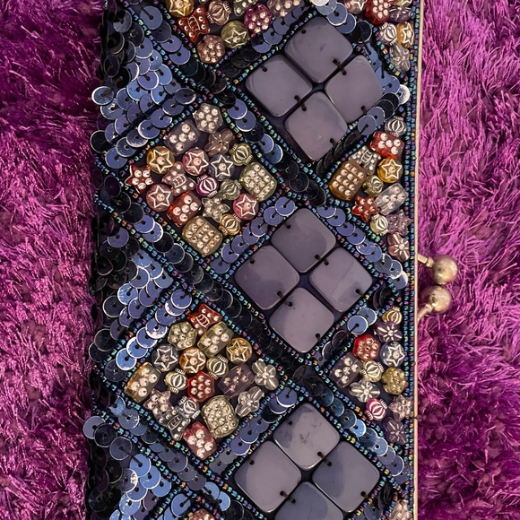 Blue sparkle clutch - Picture 2 of 6